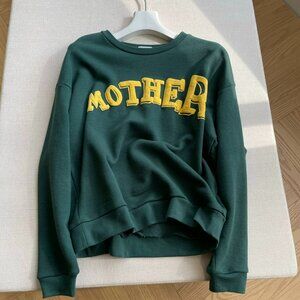 Mother foam letter print sweatshirt